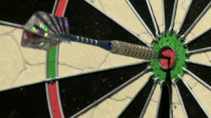 stock-footage-close-up-of-a-single-dart-hitting-the-bull-s-eye-on-a-dart-board